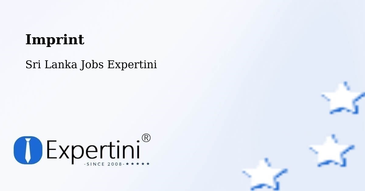 Imprint – Ulapane - Sri Lanka Jobs Expertini