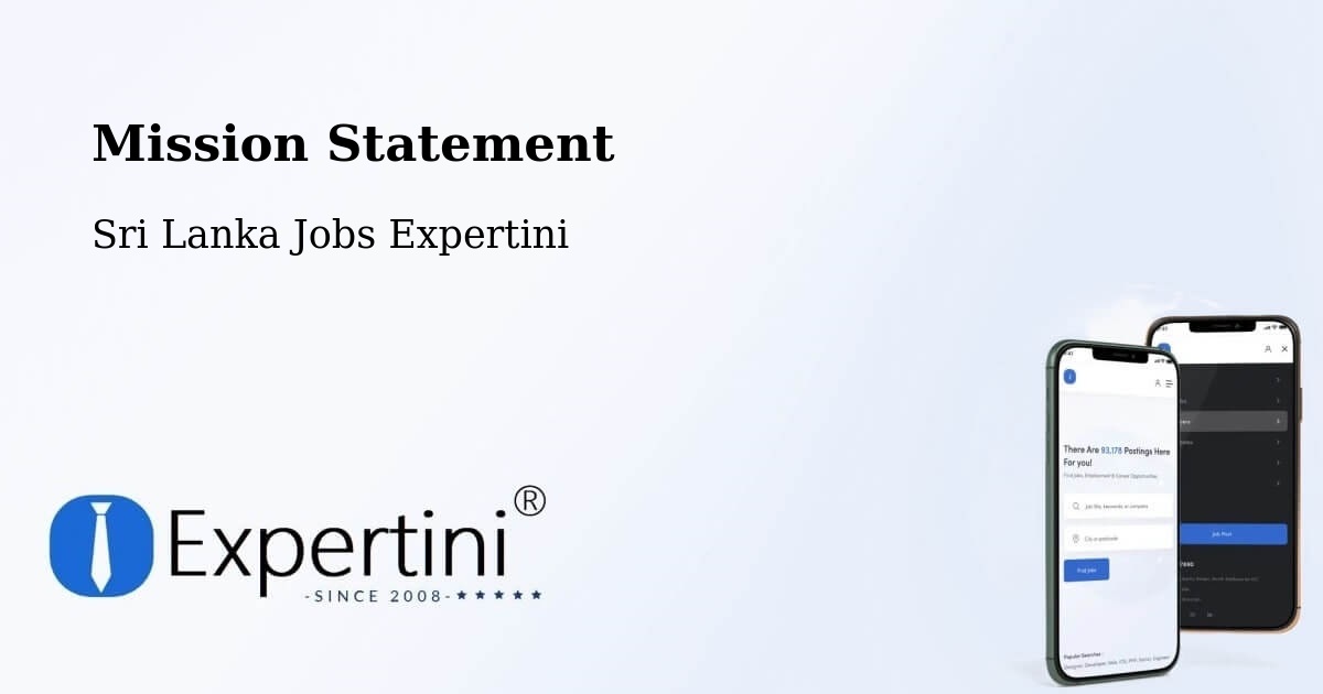 Corporate Mission – Ulapane - Sri Lanka Jobs Expertini