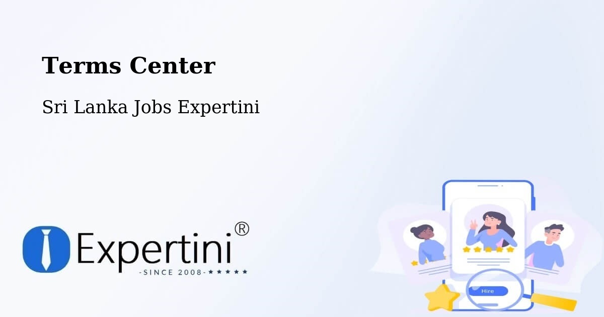 Terms of Service – Ulapane - Sri Lanka Jobs Expertini